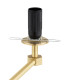 Paloma Multi Arm Pendant Ceiling 8 Light Opal Matt (Fluted) Brushed Brass-8