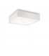 4 Light Large Flush Ceiling Light White - 1