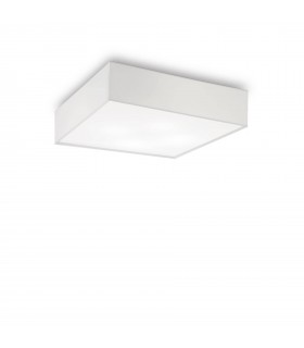 4 Light Large Flush Ceiling Light White - 1