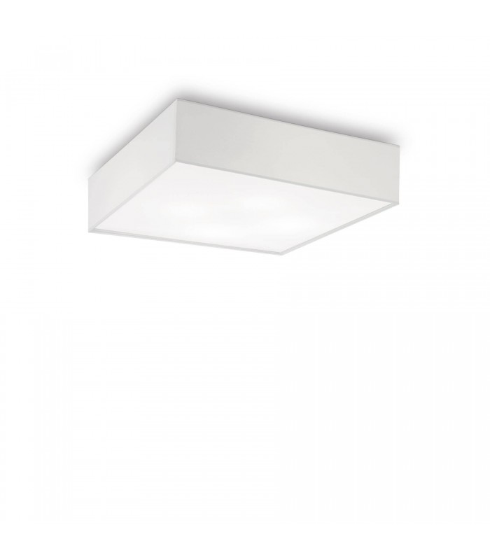 4 Light Large Flush Ceiling Light White - 1