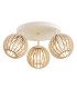 Parula Ceiling Spotlight Clusters 3 Light Brown Beige-1