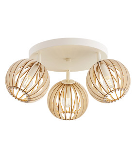 Parula Ceiling Spotlight Clusters 3 Light Brown Beige-1
