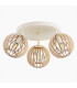 Parula Ceiling Spotlight Clusters 3 Light Brown Beige-2