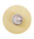 Piava Globe Ceiling Light White-Brown (Marble Colour) Brushed Brass-2