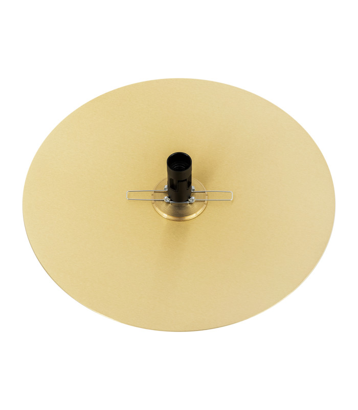 Piava Globe Ceiling Light White-Brown (Marble Colour) Brushed Brass-6