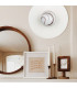 Piava Globe Ceiling Light White-Brown (Marble Colour) Cream White-8