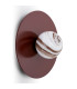 Piava Globe Ceiling Light White-Brown (Marble Colour) Chocolate Brown-4