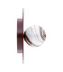 Piava Globe Ceiling Light White-Brown (Marble Colour) Chocolate Brown-5