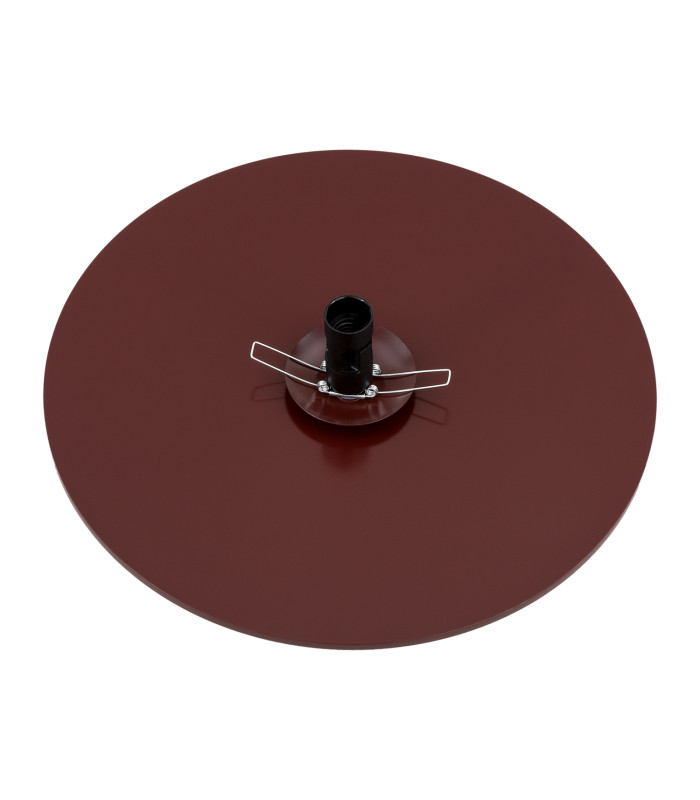 Piava Globe Ceiling Light White-Brown (Marble Colour) Chocolate Brown-6