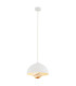 Piava Dome Pendant Ceiling Light White-Brown (Marble Colour) Cream White-1
