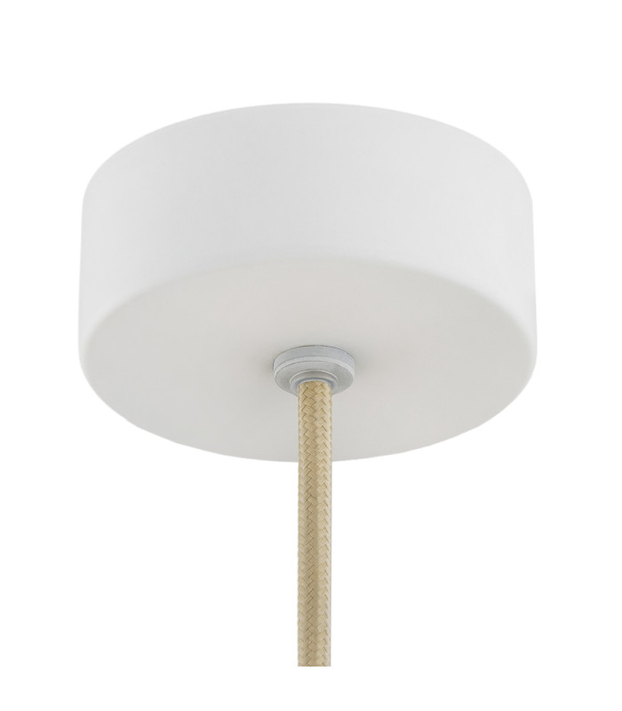 Piava Dome Pendant Ceiling Light White-Brown (Marble Colour) Cream White-4