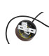 Piava Dome Pendant Ceiling Light White-Brown (Marble Colour) Chocolate Brown-6