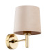 Ponte Plus Wall Lamp With Shade Beige Dark Brass Steel-2