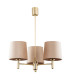 Ponte Plus Multi Arm Pendant Ceiling 3 Light Beige Dark Brass Steel-4