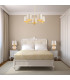 Princeton Multi Arm Pendant Ceiling 5 Light Beige (Gold Inside) Brushed Brass-3