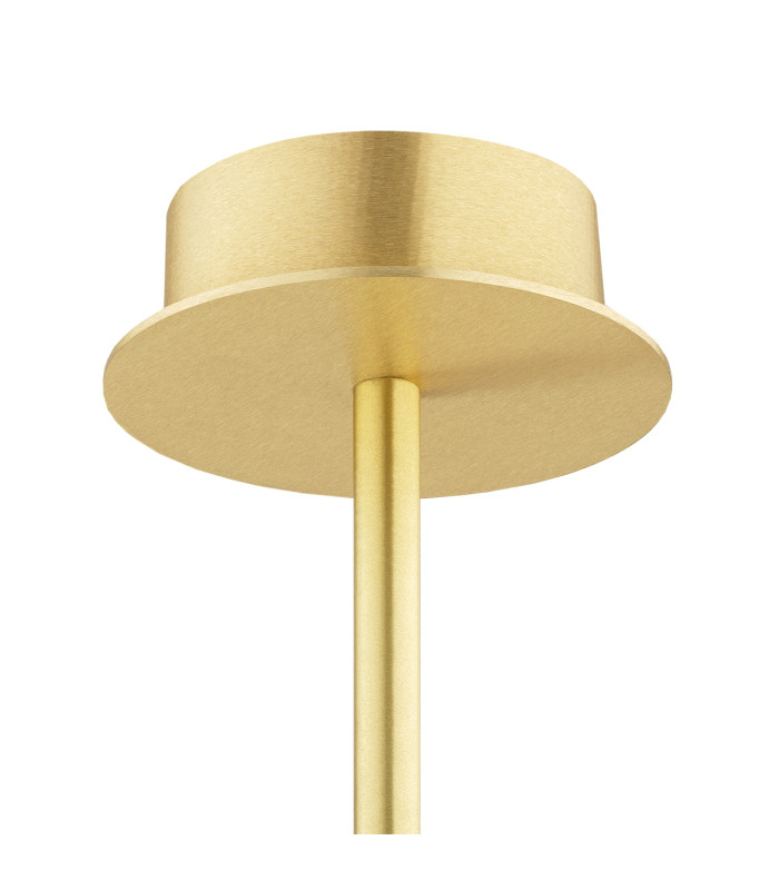 Princeton Multi Arm Pendant Ceiling 5 Light Beige (Gold Inside) Brushed Brass-6