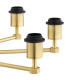 Princeton Multi Arm Pendant Ceiling 8 Light Beige (Gold Inside) Brushed Brass-7