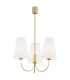 Safiano Multi Arm Pendant Ceiling 3 Light White Gold-1
