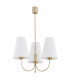Safiano Multi Arm Pendant Ceiling 3 Light White Gold-2