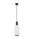 Sagunto Plus Slim Pendant Ceiling Light Opal Matt Black Structure-1
