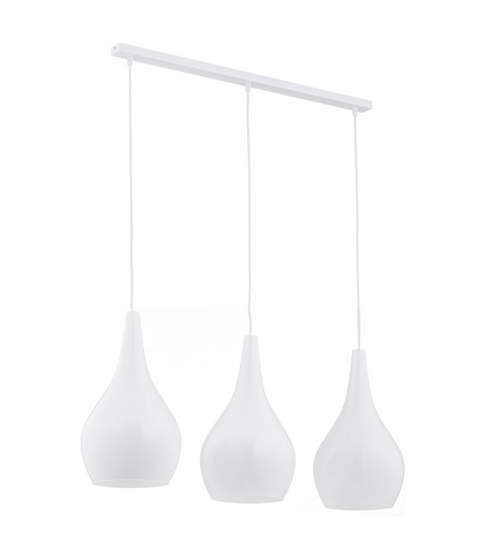 Santana Bar Pendant Ceiling 3 Light Opal Shine White-1