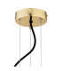 Satelite Plus Globe Pendant Ceiling 15 Light Opal Matt Brass Steel-6