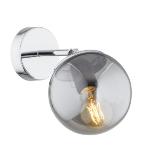 Satelite Outdoor Globe Wall Lamp Graphite Lister Chrome IP44-1