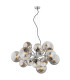 Satelite Globe Pendant Ceiling 15 Light Lister Graphite Chrome-1