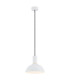Sines Dome Pendant Ceiling Light White Structure