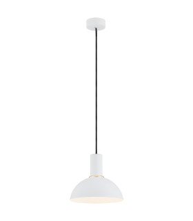 Sines Dome Pendant Ceiling Light White Structure