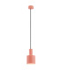 Sines Dome Pendant Ceiling Light Coral Structure Brass Elements-1