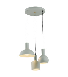 Sines Cluster Pendant Ceiling 3 Light Siege Structure Brass Elements-1