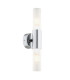 Taylor Up & Down Wall Lamp Frosted Chrome-1