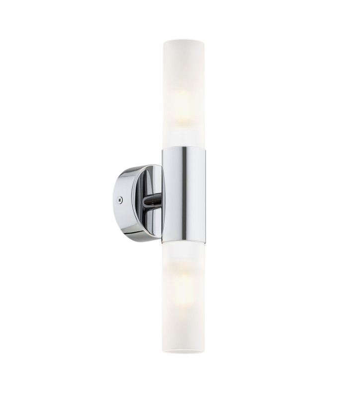 Taylor Up & Down Wall Lamp Frosted Chrome-1