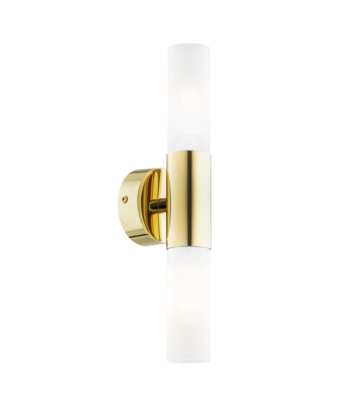 Taylor Up & Down Wall Lamp Frosted Brass-1