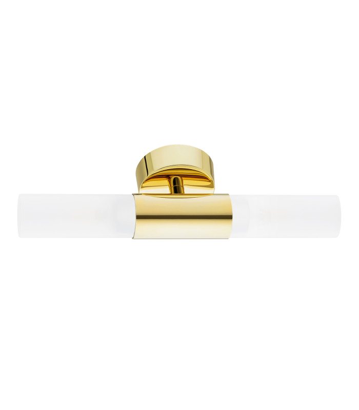 Taylor Up & Down Wall Lamp Frosted Brass-2