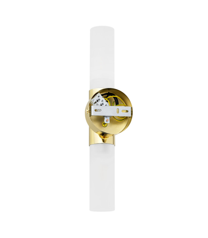 Taylor Up & Down Wall Lamp Frosted Brass-5