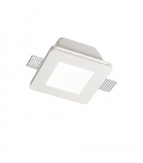 1 Light Large Recessed Spotlight White - 1