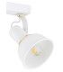 Twist Twin Ceiling Spotlight White Structure Brass Elements-3