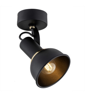 Twist Single Spotlight Black Structure Brass Elements-1