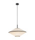 Troy Dome Pendant Ceiling Light Beige Black Structure-1