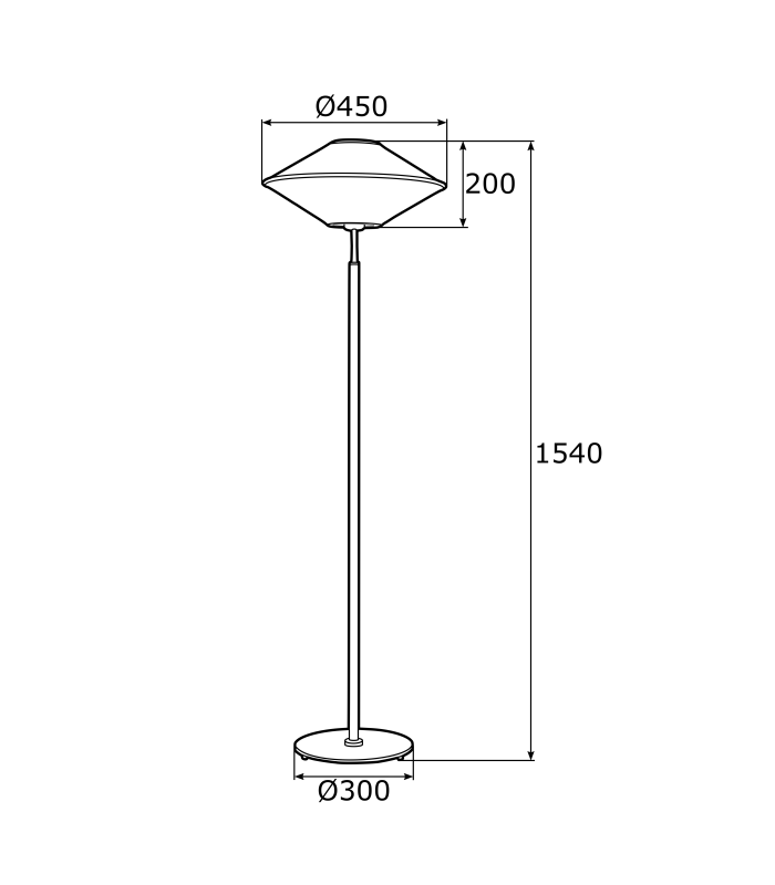 Troy Floor Lamp Beige Black Structure-3