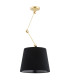 Zakyntos Plus Cylindrical Pendant Ceiling Light Black Brass Steel-2