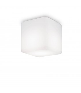 1 Light Square Surface Mounted Downlight White IP44 - 1