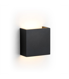 Gent Up & Down Wall Lamp Black 486lm 3000K-1