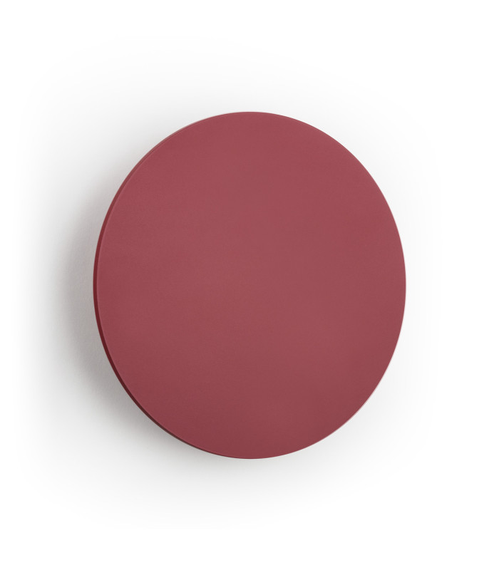 Oregon Plus 12cm Flush Wall Lamp Red 390lm 3000K-3