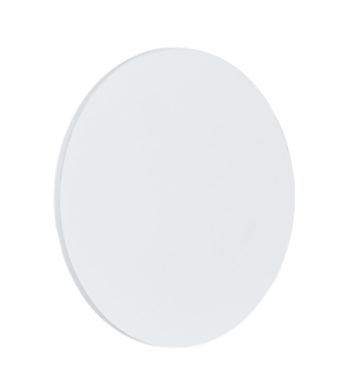 Oregon Flush 20cm Wall Lamp White Structure-1
