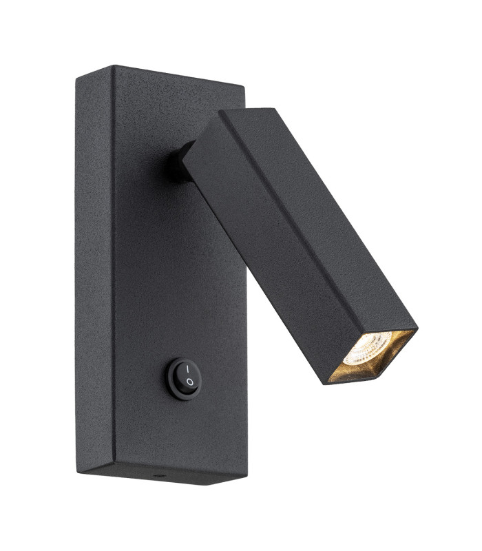 Rock Reading Wall Light Black Structure-1