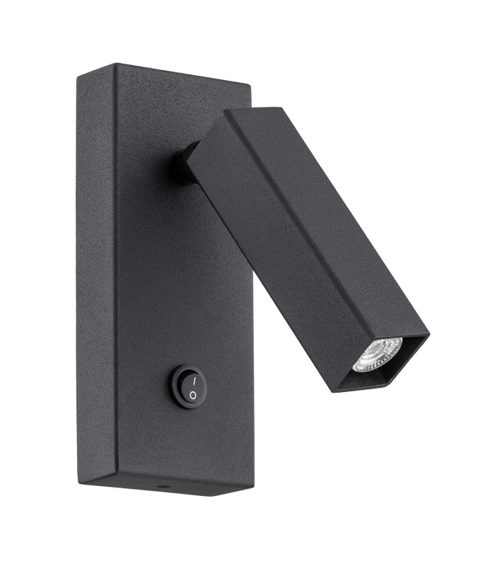 Rock Reading Wall Light Black Structure-2