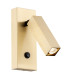 Rock Reading Wall Light Brushed Brass-1